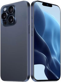 Thumbnail for I16 Max Desbloqueado Cell Phone, 2GB+32GB Expandable 256GB, 6.7Inch HD Touch Screen, Tempered Glass Finish, 5600mAh Android 11 Smartphone, Dual SIM, Face Unlock,Gold