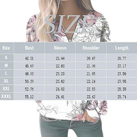 Thumbnail for Túnicas o Tops Genéricos para Usar con Leggings Fuera del Hombro Top de Manga Larga Camisas Marrones para Mujer Sudadera de Manga Larga Faldas para Mujer Busos para Mujer Camisa Just Breath,Azul,Medio
