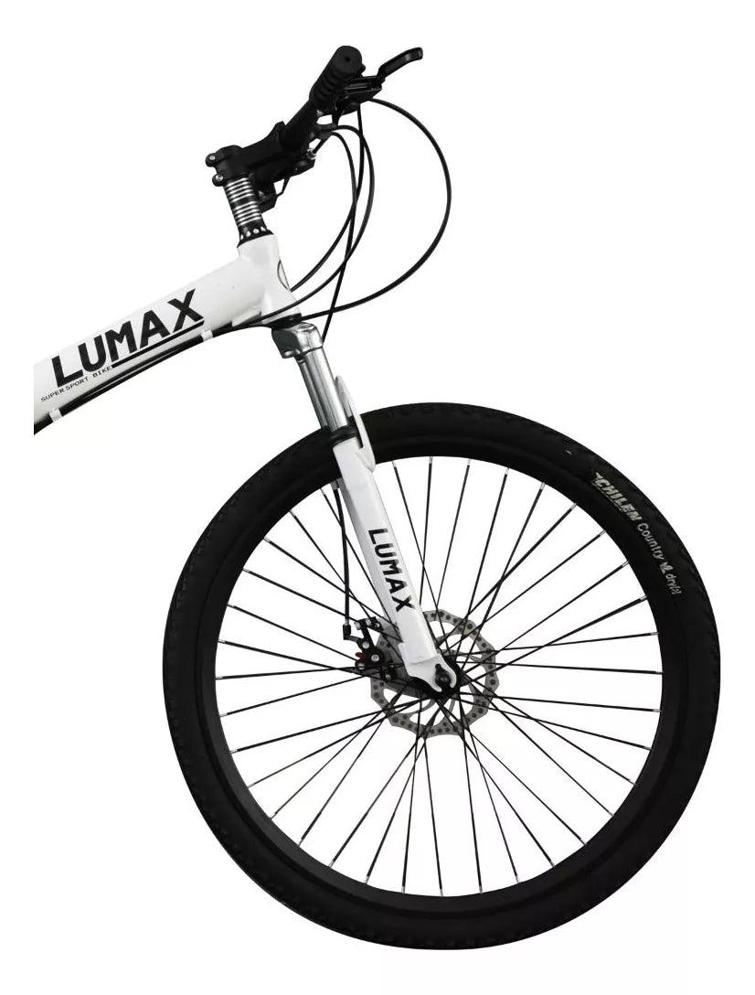 Bicicleta Montaña Plegable Rod. 26 Lumax Oferta Color Blanco - #𝑼𝑺𝒉𝒐𝒑