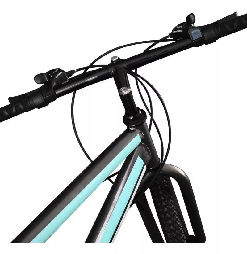 Bicicleta Lumax Rodado 26 Montaña 21 Cambios Shimano Oferta Color Gris/Celeste/Blanco - #𝑼𝑺𝒉𝒐𝒑