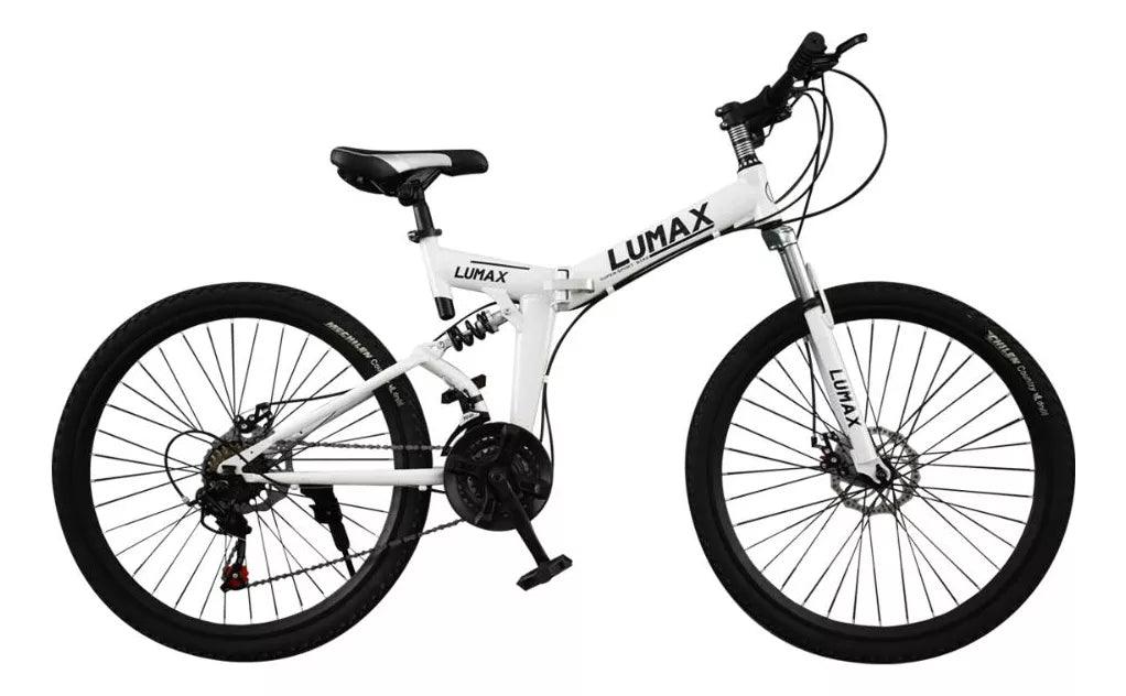 Bicicleta Montaña Plegable Rod. 26 Lumax Oferta Color Blanco - #𝑼𝑺𝒉𝒐𝒑