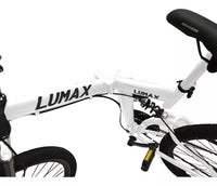 Thumbnail for Bicicleta Montaña Plegable Rod. 26 Lumax Oferta Color Blanco - #𝑼𝑺𝒉𝒐𝒑