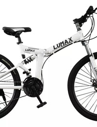 Thumbnail for Bicicleta Montaña Plegable Rod. 26 Lumax Oferta Color Blanco - #𝑼𝑺𝒉𝒐𝒑