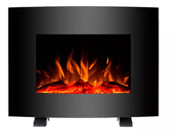 Thumbnail for Estufa Calefactor Con Control Chimenea Eléctrica Led Kassel Color Negro