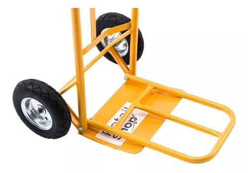 Carro De Carga Profesional 250kg - Ruedas Macizas - Tienda Universo