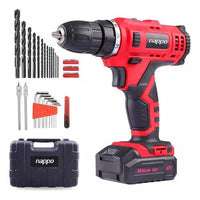 Thumbnail for Taladro Nappo Inalámbrico  Batería 12v + Accsesorios 74pzas + Maletín - Tienda Universo