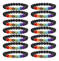 Thumbnail for Pulsera De La Sanación 7 Chakras De Lava Natura - #𝑼𝑺𝒉𝒐𝒑