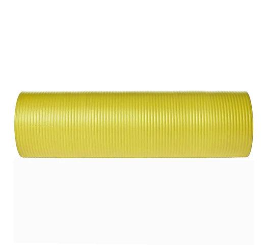 Alfombra Mat de Yoga 1cm Espesor con Superficie Antideslizante + Cinta de Transporte - Amarillo - #𝑼𝑺𝒉𝒐𝒑