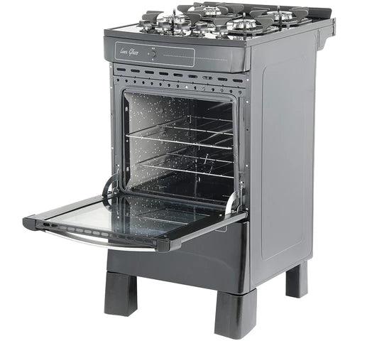 Cocina TEM Luna Glass Super Gas 4H Horno Doble Parrilla Mesada de Cristal Templado - Tienda Universo