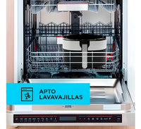 Thumbnail for Freidora Sin Aceite GADNIC Digital 1000W 6.5 LITROS Control Táctil + Pinza + Set de Cocina 6 Piezas Fibra de Trigo