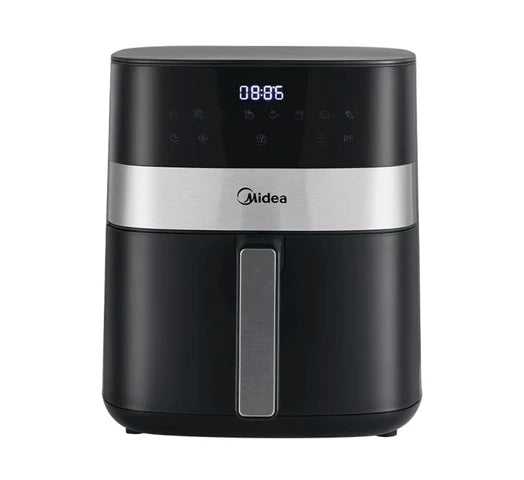 Freidora sin Aceite MIDEA 1700W Gran Capacidad de 6 LITROS, 8 Programas y Tecnología de Aire FluidMAX