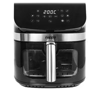 Thumbnail for Freidora Sin Aceite NAPPO Digital Power Pro 1800W 9L Tecnología Fry Force 360° Panel LED Táctil Visor Transparente y Luz Pinza DE REGALO