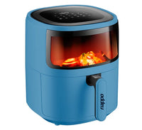 Thumbnail for Freidora sin Aceite NAPPO Digital Extra Grande Capacidad 5.7 LITROS 1500W Luz Interior Visor Transparente Panel Táctil - Azul