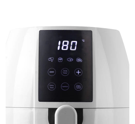 Freidora sin Aceite NAPPO Digital 1000W Capacidad 3.2 Litros Panel Táctil - Blanco