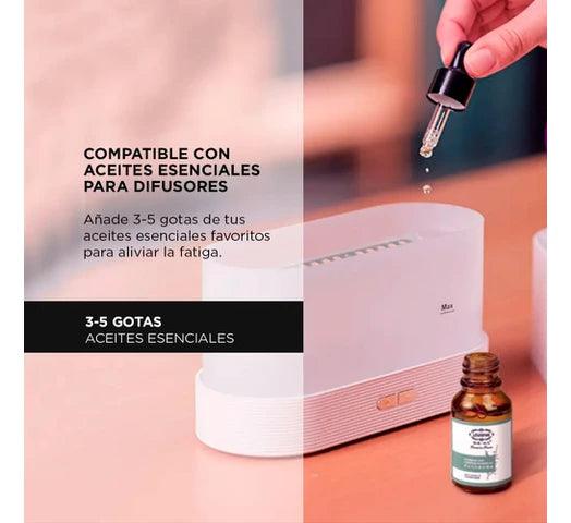 Humidificador Difusor de Aroma GADNIC con Luz y Efecto Llama, Tecnología Ultrasónica - #𝑼𝑺𝒉𝒐𝒑