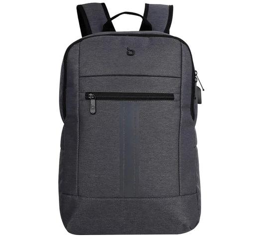 Mochila BLUECASE Impermeable, para Notebook hasta 15.6", con Múltiples Bolsillos y Puerto USB - Gris - Tienda Universo