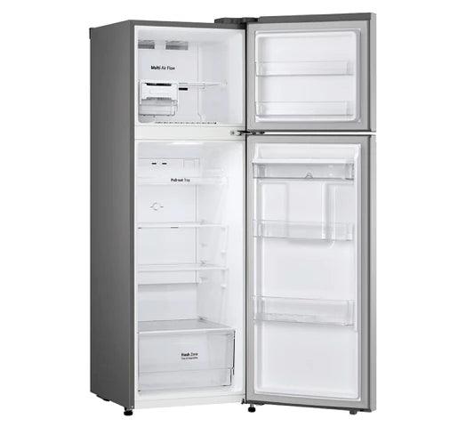 Refrigerador LG VT29 283L Frío Seco Acero Inox Dispensador de Agua, Eficiencia A Motor Inverter Gtía 10 Años - Tienda Universo